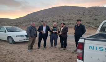 بازدید نماینده مردم سمیرم در مجلس شورای اسلامی از پاسگاه کنترل کوچ "زمان کهریز"