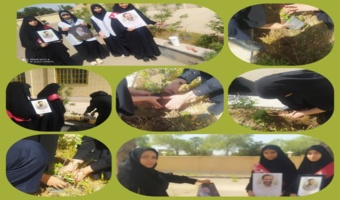کاشت ۵۰ اصله نهال در باغ فدک اصفهان