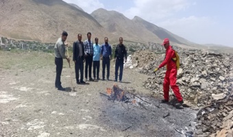 برگزاری مانور و کلاس آموزشی اطفای حریق در شهرستان خوانسار