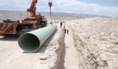 خط لوله انتقال آب دریای عمان به ورزنه اصفهان رسید