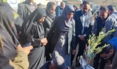 کاشت نهال به یاد شهدای ارامنه شهرستان شاهین شهر