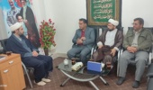 دیدار مدیران منابع طبیعی و آبخیزداری شهرستان خور وبیابانک با امام جمعه خور