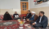 دیدار با خانواده شهید مدافع امنیت در شهرستان سمیرم