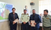 تقدیر از رئیس اداره و فرمانده یگان حفاظت منابع طبیعی شهرستان کوهپایه