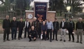 کارکنان منابع‌طبیعی  اصفهان در بدرقه رهبر شهید