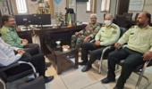 انعقاد تفاهم‌نامه همکاری میان فرماندهی انتظامی و اداره منابع طبیعی و آبخیزداری شهرستان