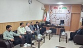 نشست صمیمانه مدیرکل منابع طبیعی استان اصفهان با فرماندار شهرستان جرقویه