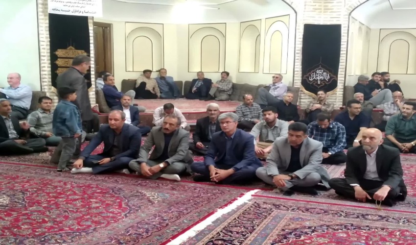 مراسم اربعین شهادت سید سعید موسوی‌نژاد در نائین برگزار شد
