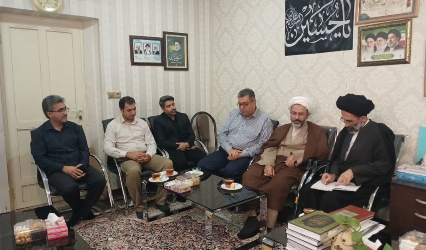 دیدار مسئول حوزه نمایندگی ولی‌فقیه در اداره کل با امام جمعه شهرستان کاشان