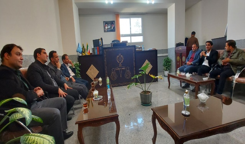 دیدار دکتر محمدی با رئیس دادگستری شهرستان برخوار