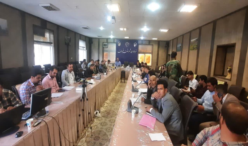 جلسه آموزشی پیشگیری از اطفاء حریق شهرستان فریدن