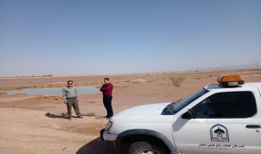 آبگیری بندهای آبخیزداری شهرستان برخوار