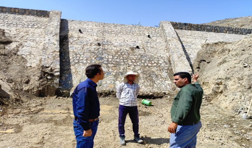 پیشرفت فیزیکی 90 درصدی پروژه آبخیزداری چم آسمان