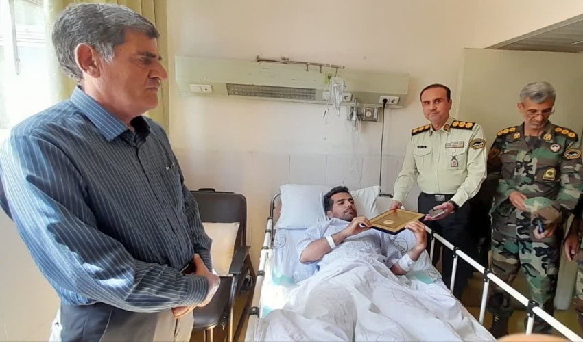 حمایت همه جانبه فرمانده یگان حفاظت منابع طبیعی کشور از جنگلبان مجروح اصفهانی