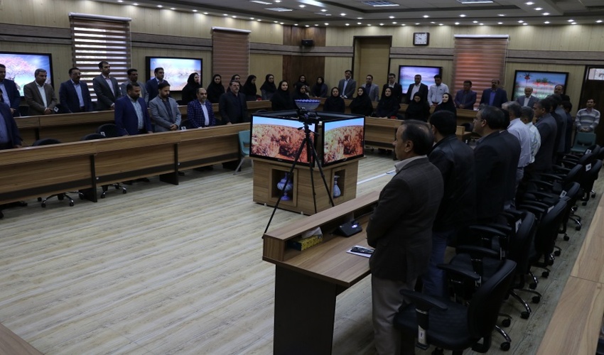 مراسم تکریم و معارفه معاونین برنامه ریزی، توسعه و مدیریت منابع، آبخیزداری و امور مالی اداره کل منابع طبیعی و آبخیزداری اصفهان