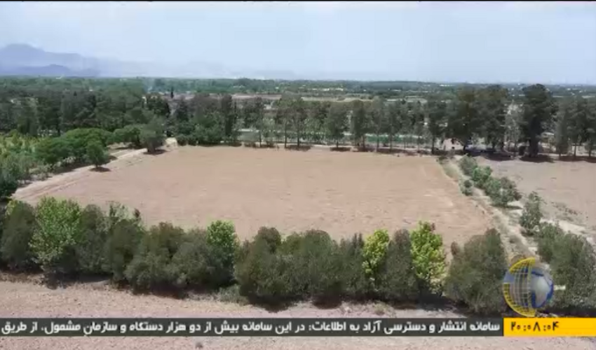 گزارش خبری صدا و سیما از اجرای طرح مردمی کاشت یک میلیارد درخت در کشور در استان اصفهان