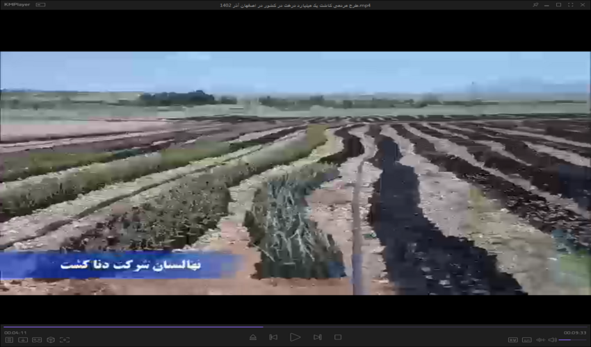 فیلم/گزارشی از روند پیشرفت اجرایی طرح مردمی کاشت یک میلیارد درخت در کشور در استان اصفهان