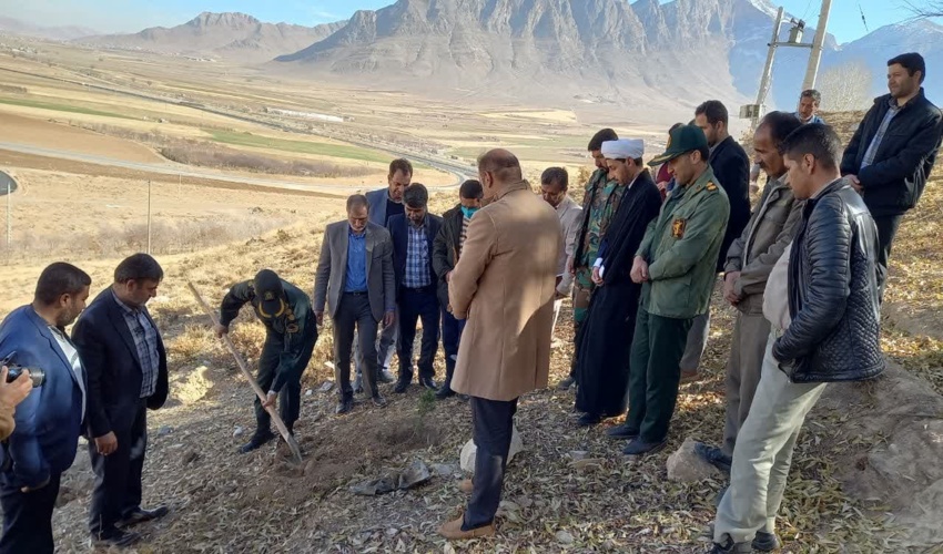 کاشت نهال و بذر در شهرستان فریدن