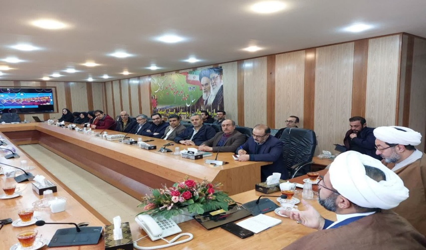 برگزاری نشست انتخاباتی با سخنرانی مسئول حوزه نمایندگی ولی فقیه در اداره کل منابع طبیعی و آبخیزداری استان