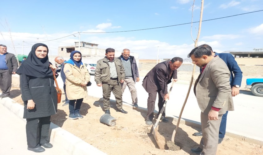 مراسم روز درختکاری در طالخونچه مبارکه