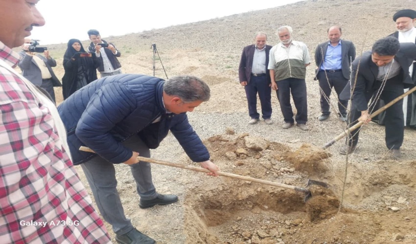 مشارکت شهرداری گلشهر گلپایگان در طرح مردمی کاشت یک میلیارد درخت