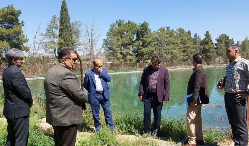 بازدید مدیران سازمان مدیریت برنامه ریزی استان از نهالستان جبل عاملیان