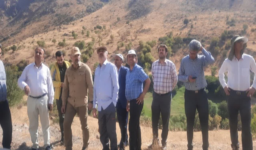بازدید دستیار معاون رئیس جمهور از جنگل های زاگرسی در شهرستان فریدونشهر