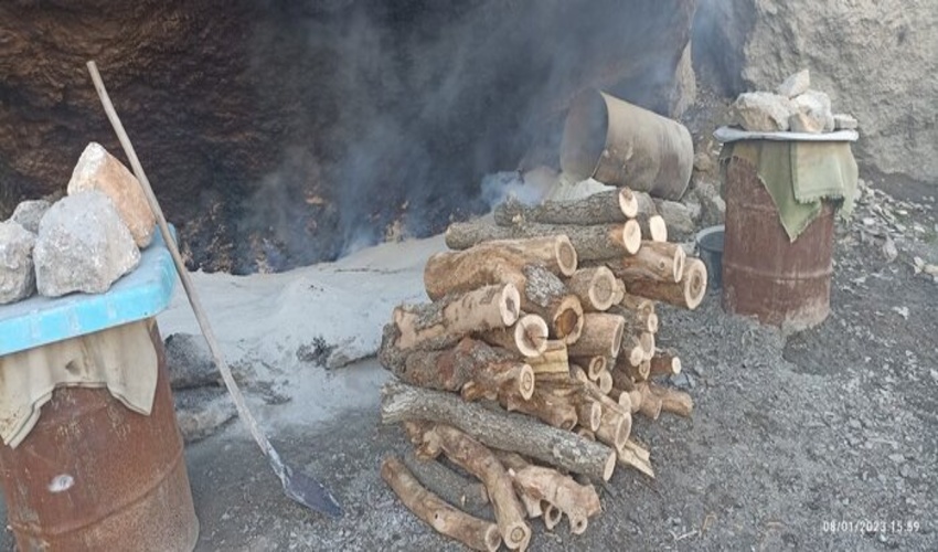 شناسایی ۲ باب کوره تولید زغال در آران و بیدگل