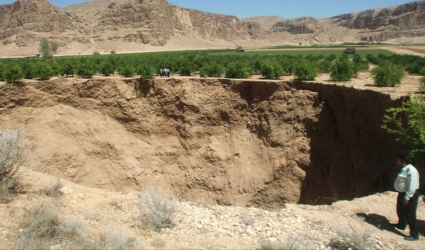 پدیده فرونشست به عنوان یک بحران جدی در حال گسترش است