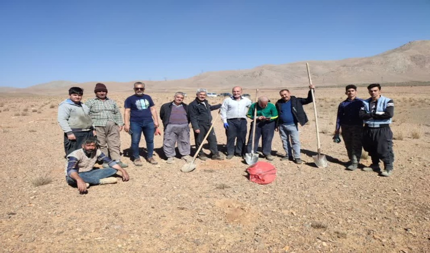 آغاز اجرای پروژه کپه‌کاری در طرح مرتعداری احمدآباد طبس شهرستان لنجان