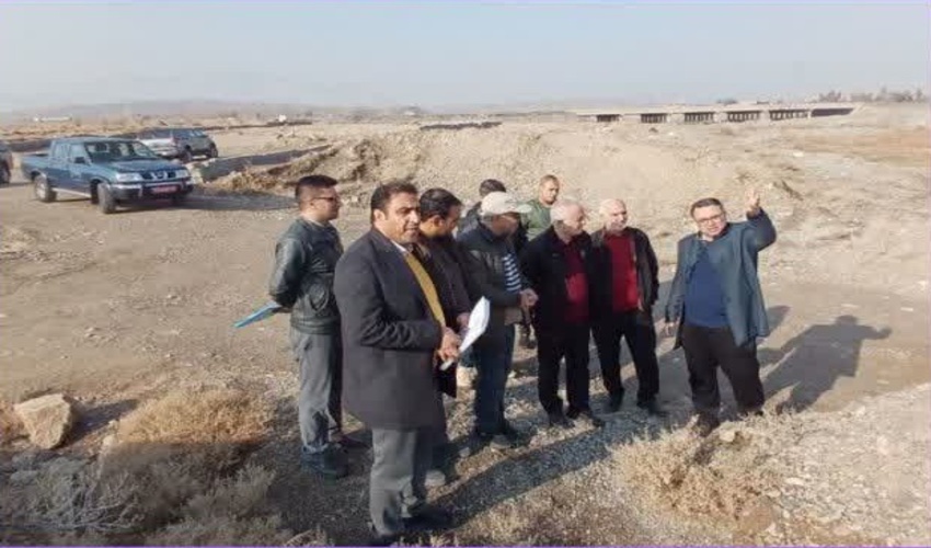 بازدید معاون پژوهشکده مرکز حفاظت خاک و آبخیزداری کشور از ایستگاه آبخوان کاشان