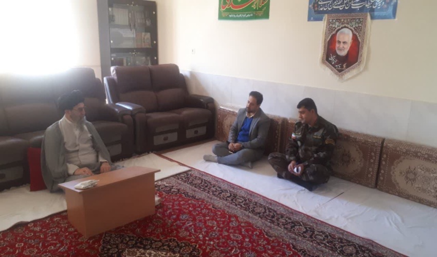 دیدار ریاست اداره منابع طبیعی و فرمانده یگان حفاظت شهرستان برخوار  با امام جمعه شهر حبیب آباد