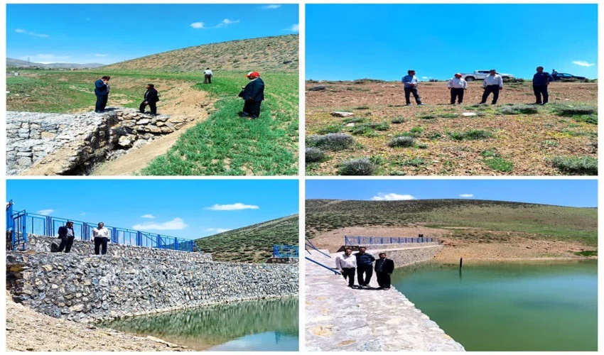 پایش میدانی زیرساخت‌های آبخیزداری در حوضه آبریز اصفهانک چادگان