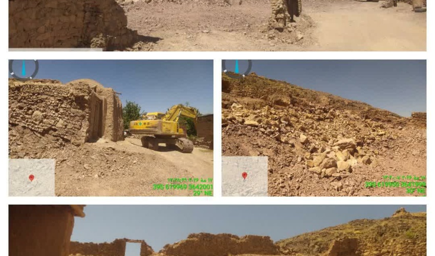 گزارش عملیاتی در خصوص برخورد با تخریب و تسطیح غیرقانونی اراضی روستای زفره شهرستان کوهپایه