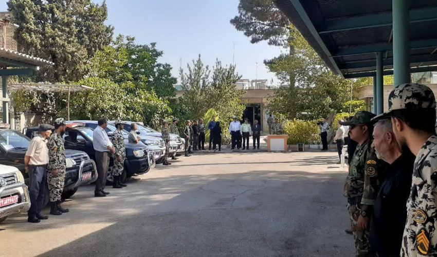 هم‌پیمان برای حفاظت؛ حضور یگان حفاظت منابع طبیعی لنجان در مانور خودرویی سازمان امور اراضی